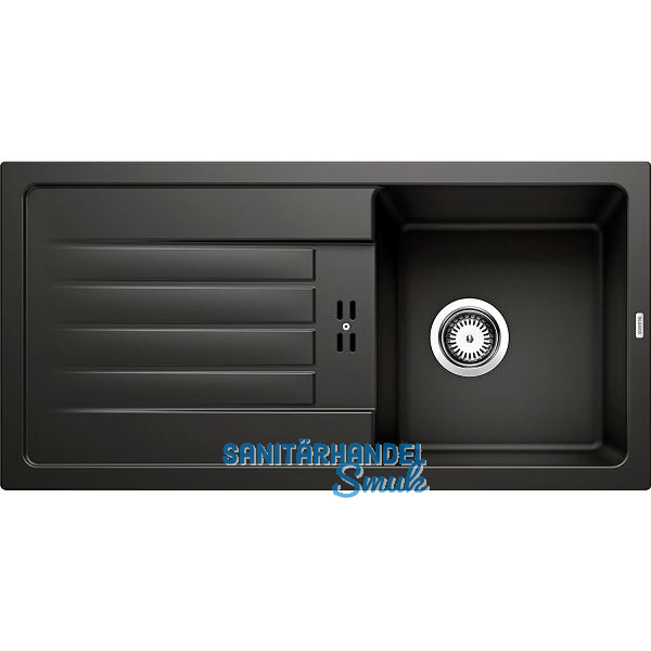 BLANCO Einbausp�le Favum 45 S Schwarz, reversibel