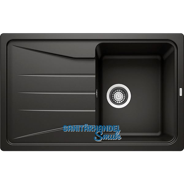 BLANCO Einbausp�le Sona 45 S Schwarz, reversibel