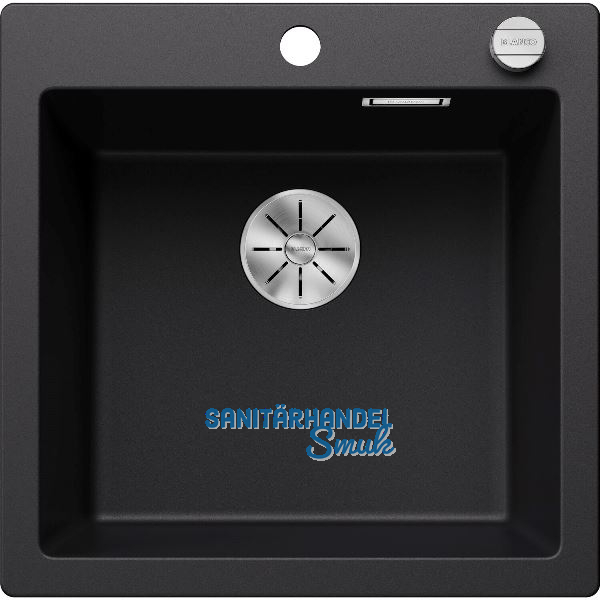 BLANCO Einbausp�le Pleon 5 mit Drehknopfgarnitur, Schwarz