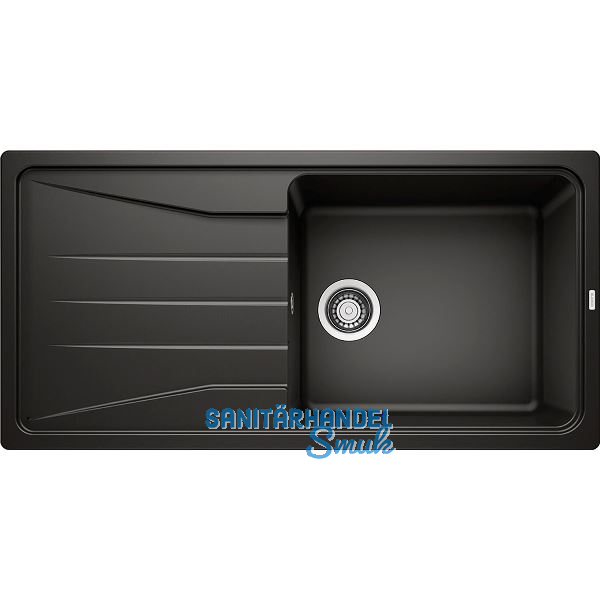 BLANCO Einbausp�le Sona XL 6 S Schwarz, reversibel