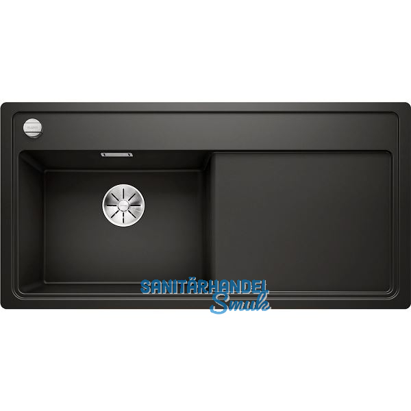 BLANCO fl�chenb�ndige Sp�le Zenar XL 6 S-F Schwarz, TT rechts