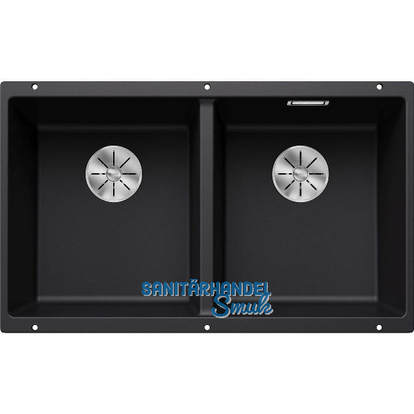 BLANCO Unterbau-Sp�le Subline 350/350-U, Schwarz