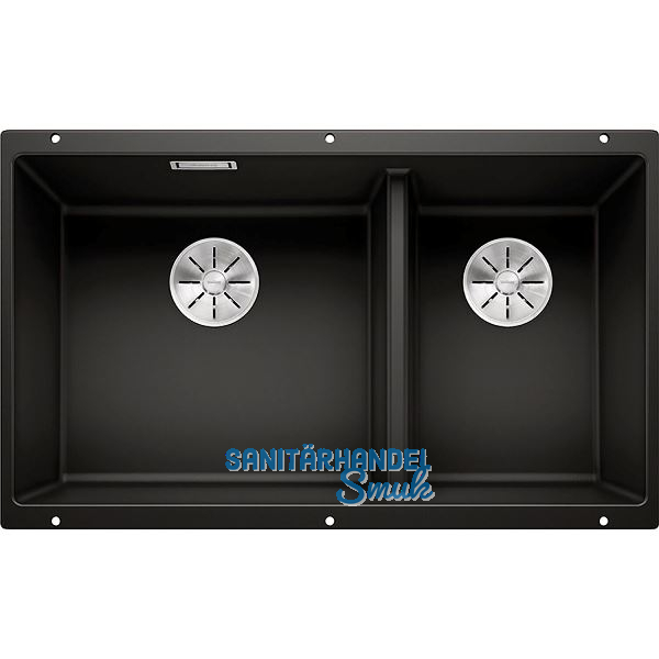 BLANCO Unterbau-Sp�le Subline 430/270-U, Schwarz