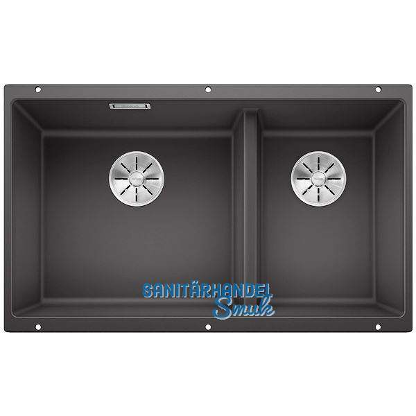 BLANCO Unterbau-Sp�le Subline 430/270-U, Felsgrau