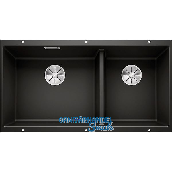 BLANCO Unterbau-Sp�le Subline 480/320-U, Schwarz