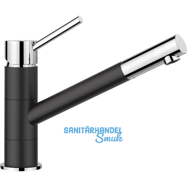 BLANCO K�chenarmatur Kano 526175 druckfest Schwarz/Chrom