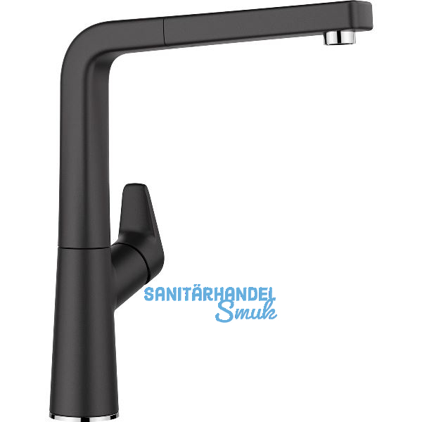 BLANCO K�chenarmatur Avona-S 526170 druckfest Schwarz/Chrom