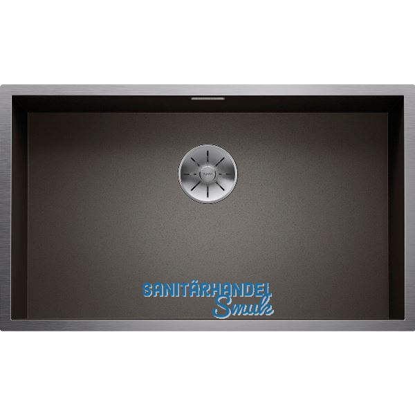 BLANCO Unterbau-Sp�le Zerox 700-U Edelstahl Dark Steel