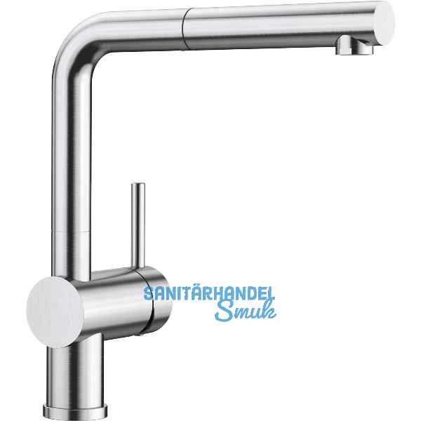 BLANCO K�chenarmatur Linus-S 526242 druckfest, PVD Steel