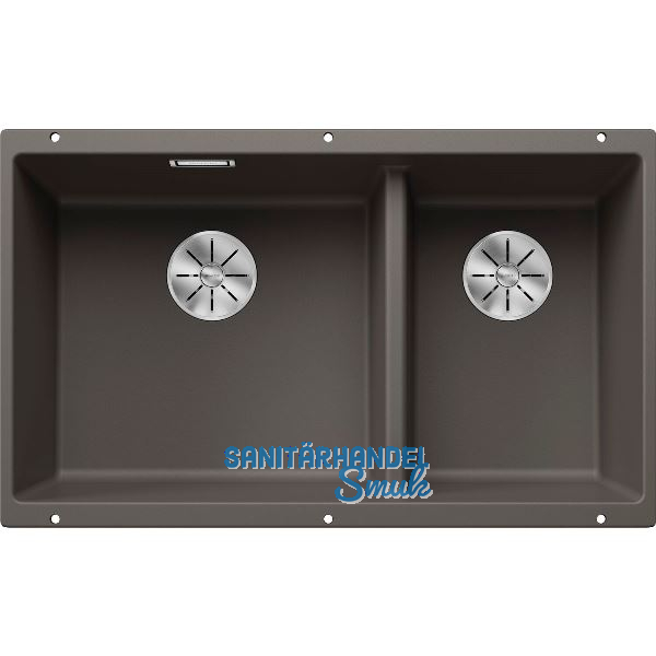 BLANCO Unterbau-Sp�le Subline 430/270-U, Vulkangrau