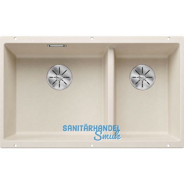 BLANCO Unterbau-Sp�le Subline 430/270-U, Softwei�
