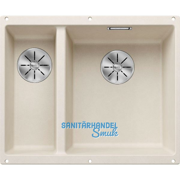 BLANCO Unterbau-Sp�le Subline 340/160-U Restebecken links, Softwei�