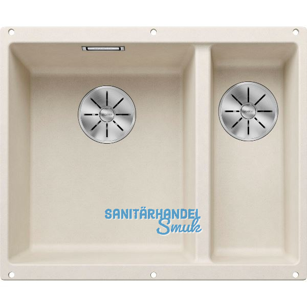 BLANCO Unterbau-Sp�le Subline 340/160-U Restebecken rechts, Softwei�