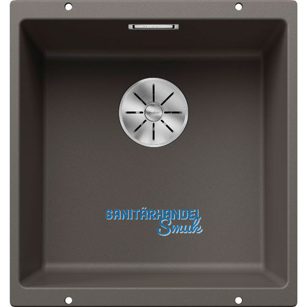 BLANCO Unterbau-Sp�le Subline 400-U, Vulkangrau
