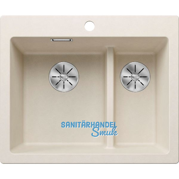BLANCO Einbausp�le Pleon 6 Split ohne Drehknopfgarnitur, Softwei�