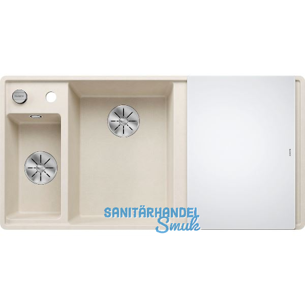 BLANCO fl�chenbdg. Sp�le Axia III 6 S-F inklusive Glasbrett Softwei� TT rechts