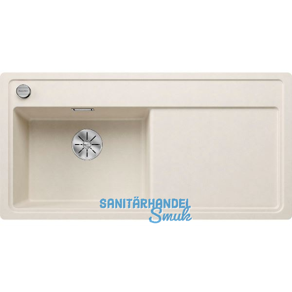 BLANCO fl�chenb�ndige Sp�le Zenar XL 6 S-F Softwei�, TT rechts