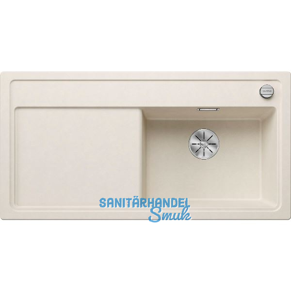 BLANCO Einbausp�le Zenar XL 6 S Softwei�, Tropfteil links