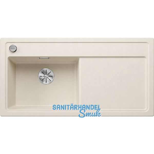 BLANCO Einbausp�le Zenar XL 6 S Softwei�, Tropfteil rechts