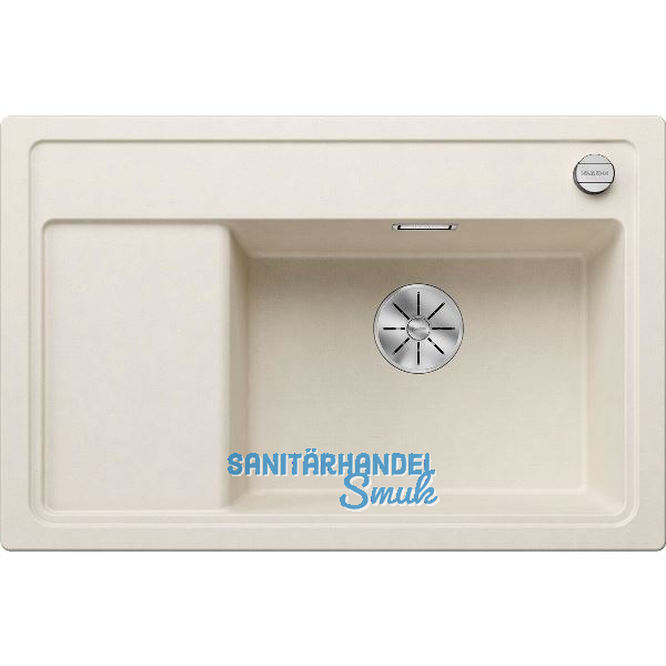 BLANCO Einbausp�le Zenar XL 6 S Compact Softwei�, Tropfteil links