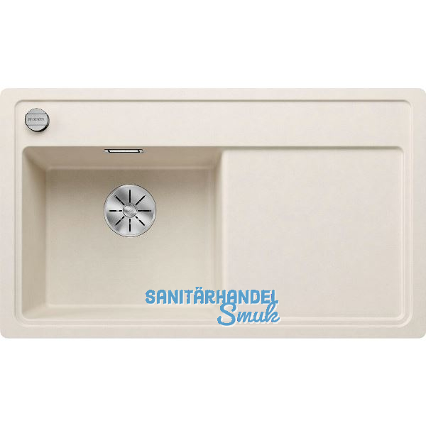 BLANCO fl�chenb�ndige Sp�le Zenar 45 S-F Softwei�, Tropfteil rechts