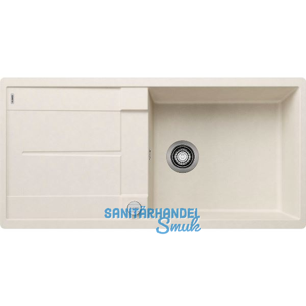 BLANCO fl�chenb�ndige Sp�le Metra XL 6 S-F Softwei�, reversibel