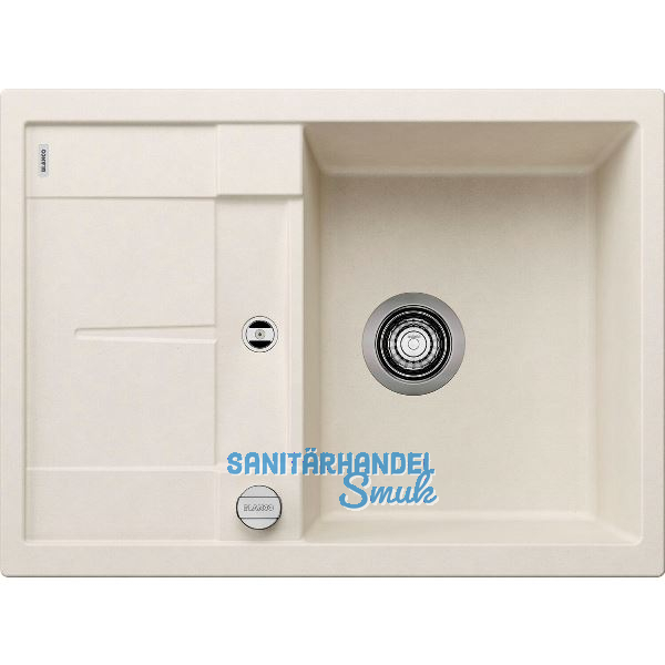 BLANCO Einbausp�le Metra 45 S Compact Softwei� mit Drehknopfgarnitur, rev.