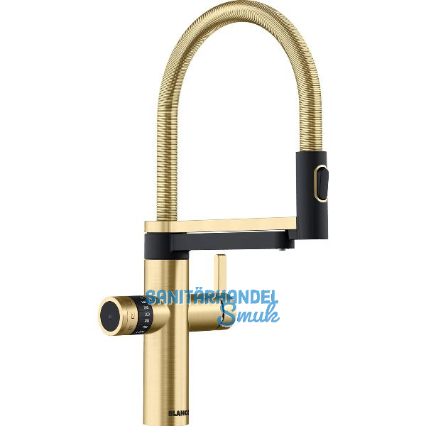 BLANCO K�chenarmatur EVOL-S Pro Soda & Filter 527427 druckfest Satin Gold