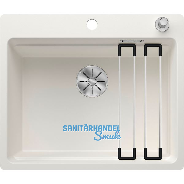 BLANCO fl�chenb�ndige Sp�le Etagon 6-F mit Ablauffernbedienung, Wei�