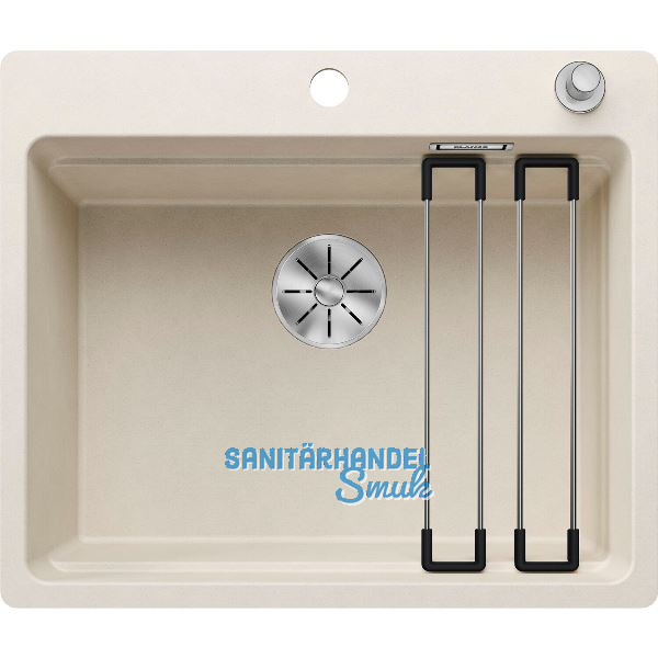 BLANCO fl�chenb�ndige Sp�le Etagon 6-F mit Ablauffernbedienung, Softwei�