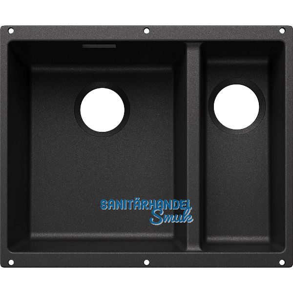 BLANCO Sp�le Subline 340/160-U for Coloured Components, Becken links Anthrazit