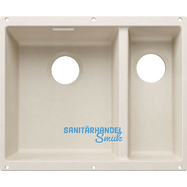 BLANCO Sp�le Subline 340/160-U for Coloured Components, Becken links Softwei�