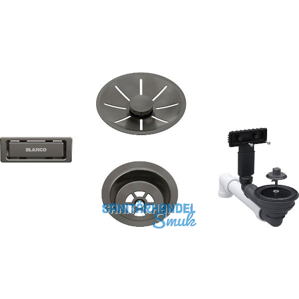 BLANCO Ab-und �berlaufset InFino f�r Color Unit Satin Darksteel