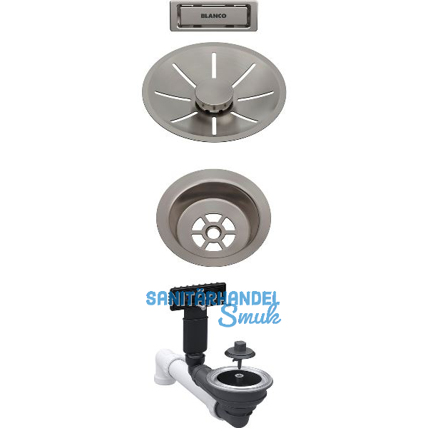 BLANCO Ab-und �berlaufset InFino f�r Color Unit Satin Platinum