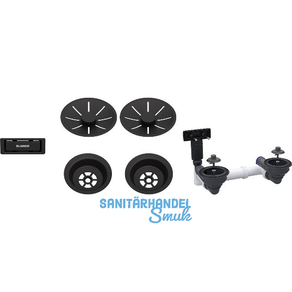 BLANCO 2x Ab-und �berlaufset InFino f�r Color Unit Schwarz