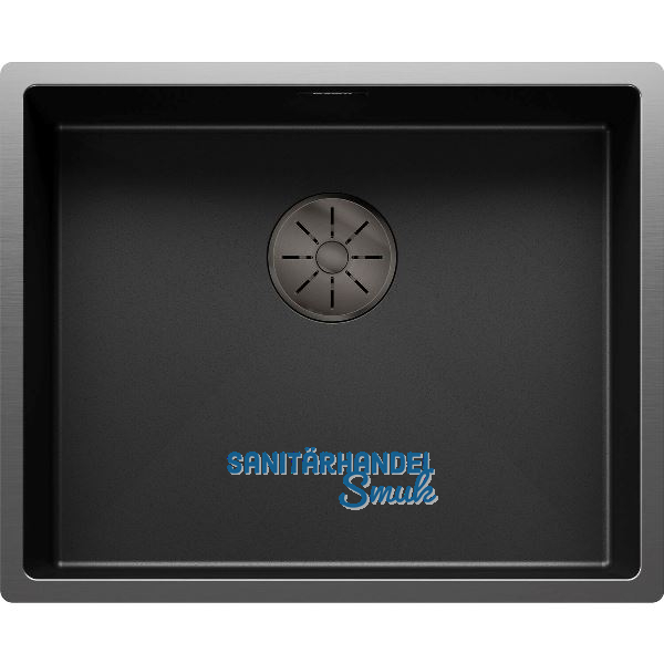 BLANCO Unterbau-Sp�le Claron 500-U Edelstahl Darksteel