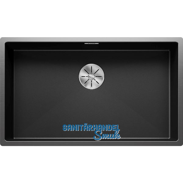 BLANCO 2D-Sp�le Claron 700-IF Edelstahl Darksteel
