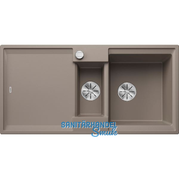 BLANCO Einbausp�le Adira 6 S mit Drehknopfgarnitur Tartufo