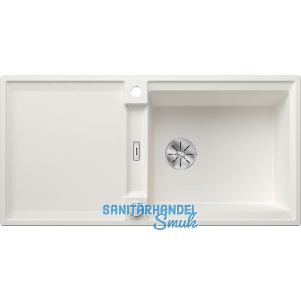 BLANCO Einbausp�le Adira XL 6 S mit Drehknopfgarnitur Wei�