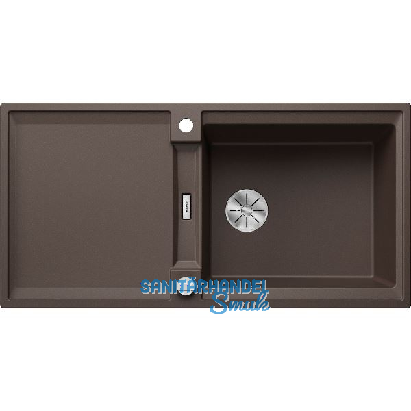 BLANCO Einbausp�le Adira XL 6 S mit Drehknopfgarnitur Cafe