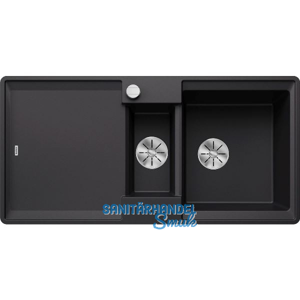 BLANCO fl�chenb�ndige Sp�le Adira 6 S-F, Schwarz