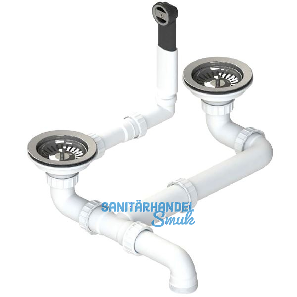 BLANCO Ab- und �berlaufgarnitur 2 x 3,5" 222685