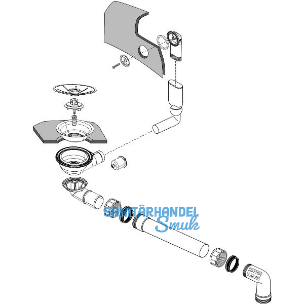 BLANCO Ab- und �berlaufgarnitur 1 x 3,5'' 237159