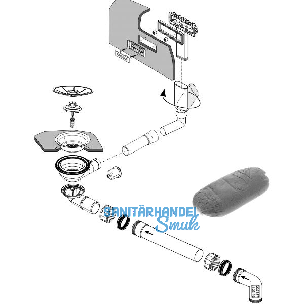 BLANCO Ab- und �berlaufgarnitur 1 x 3,5'' 237637