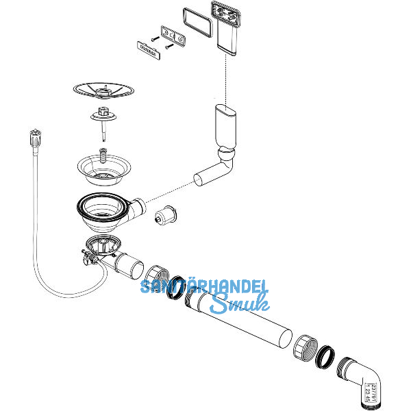 BLANCO Ab- und �berlaufgarnitur 1 x 3,5'' 237791