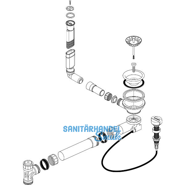 BLANCO Ab- und �berlaufgarnitur 1 x 3,5'' 237858