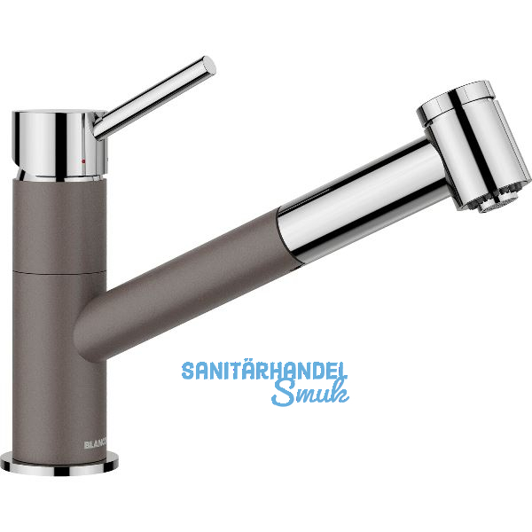 BLANCO K�chenarmatur Kano-S Vario 527967 druckfest Vulkangrau/Chrom