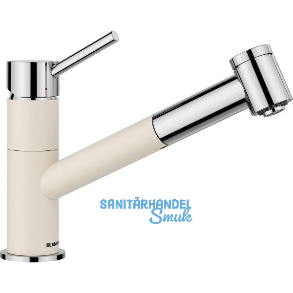 BLANCO K�chenarmatur Kano-S Vario 527966 druckfest Softwei�/Chrom