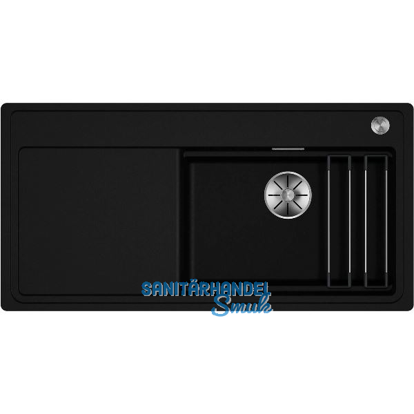 BLANCO fl�chenb�ndige Sp�le Etagon XL 6 S-F schwarz