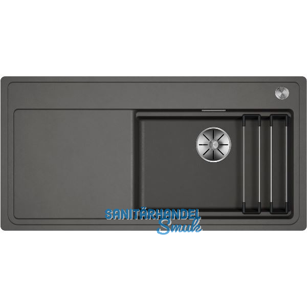 BLANCO fl�chenb�ndige Sp�le Etagon XL 6 S-F vulkangrau